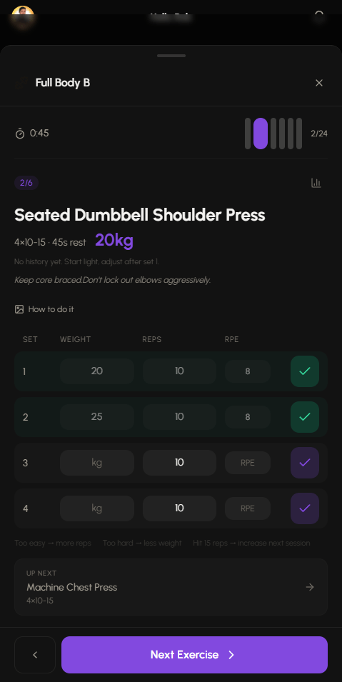 You shouldn't have to figure out when to progress your weights.